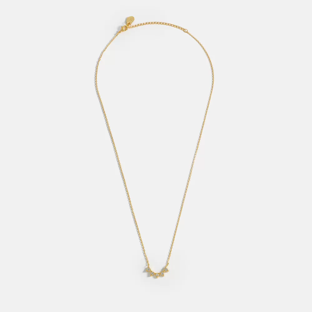 Gold CZ Bunting Necklace>Caroline Gardner Best