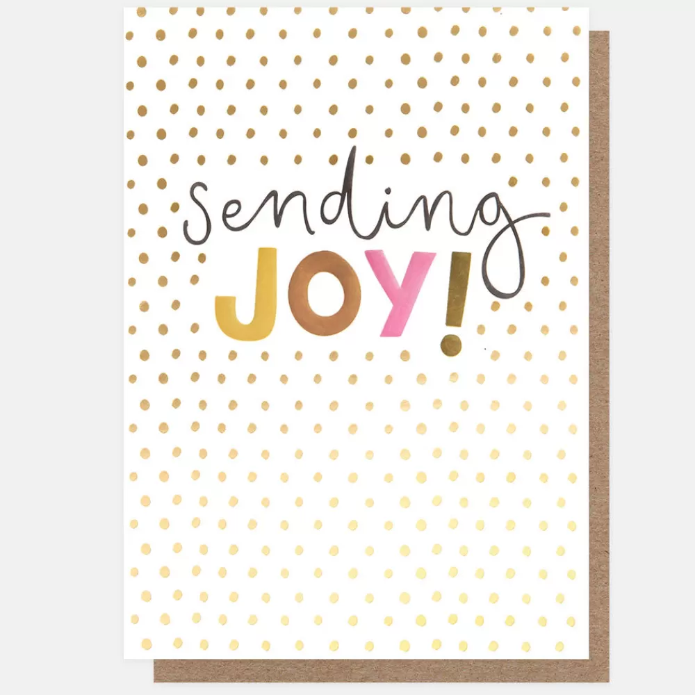 Gold Dot Sending Joy Card>Caroline Gardner Cheap