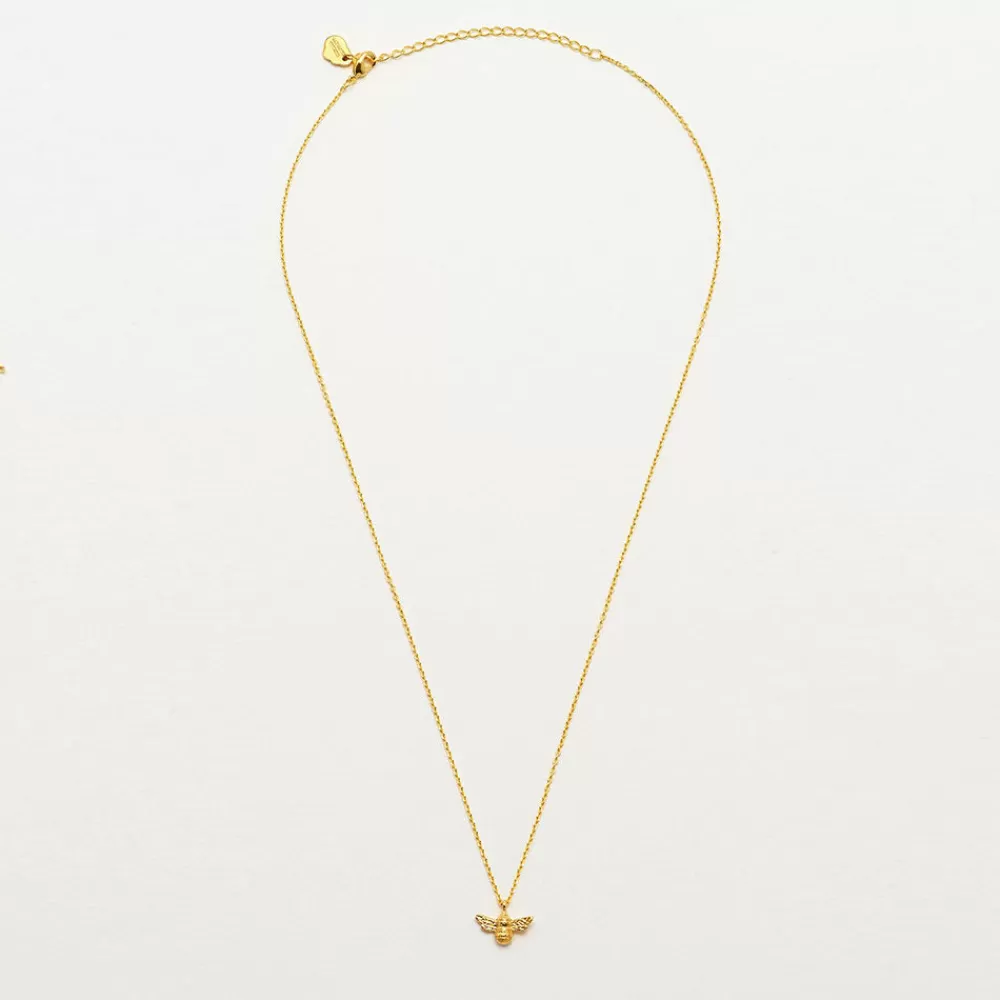 Gold Plated Bee Necklace>Caroline Gardner Sale