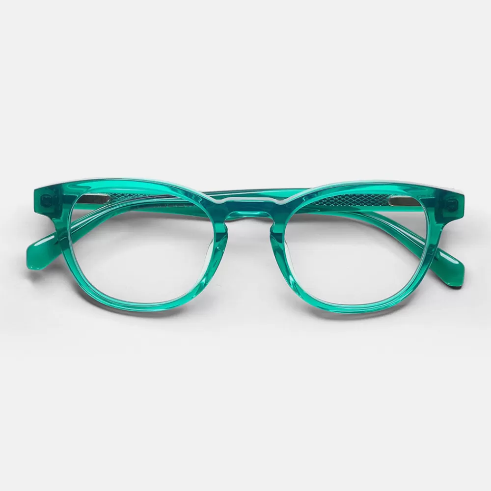 Green 'Clearly' Reading Glasses>Caroline Gardner Hot