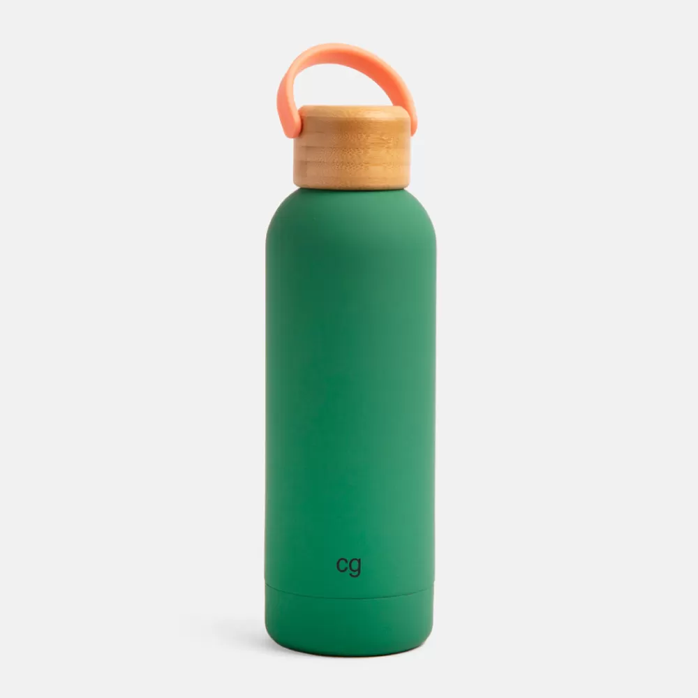 Green Metal Water Bottle>Caroline Gardner Store