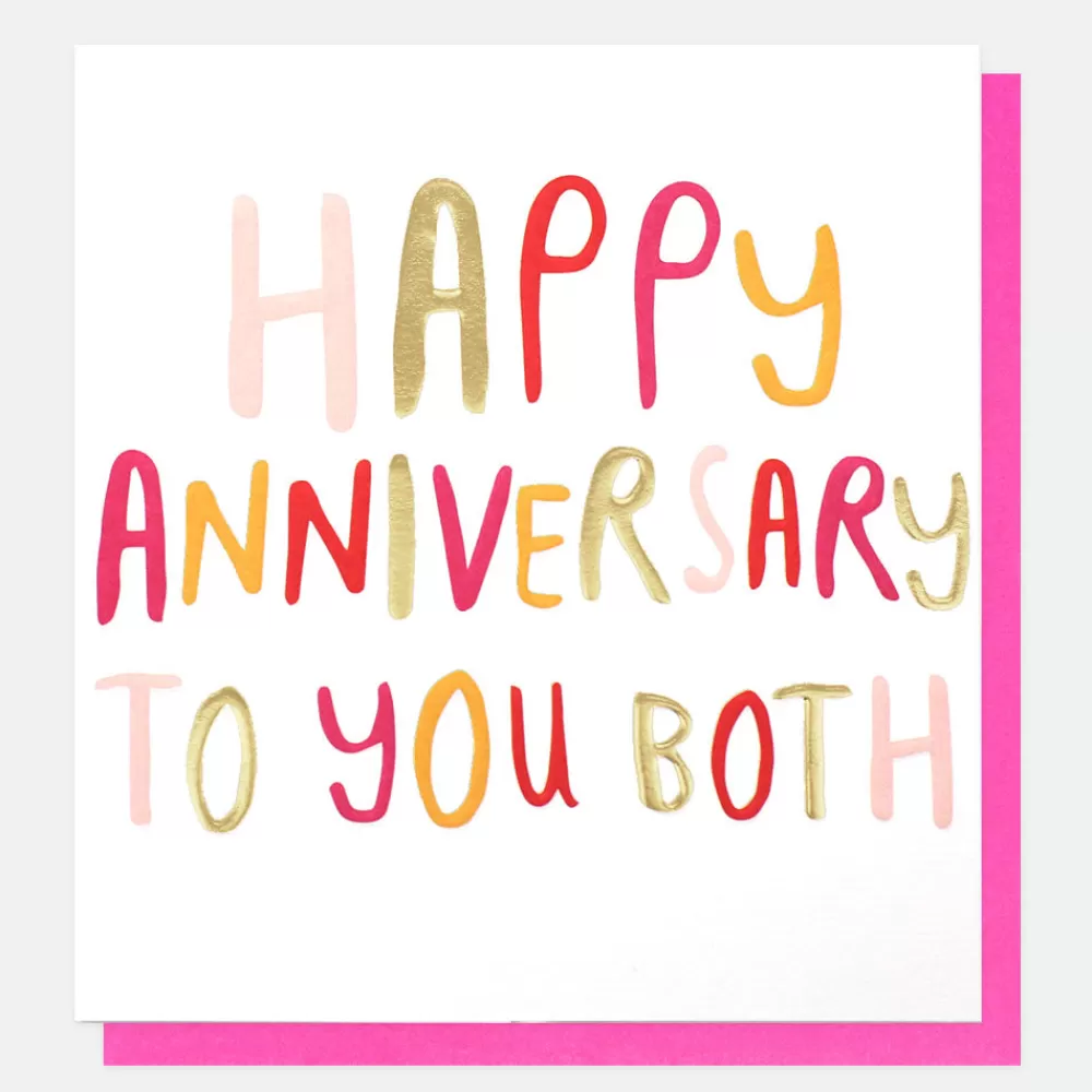 Happy Anniversary To You Both Card>Caroline Gardner Sale