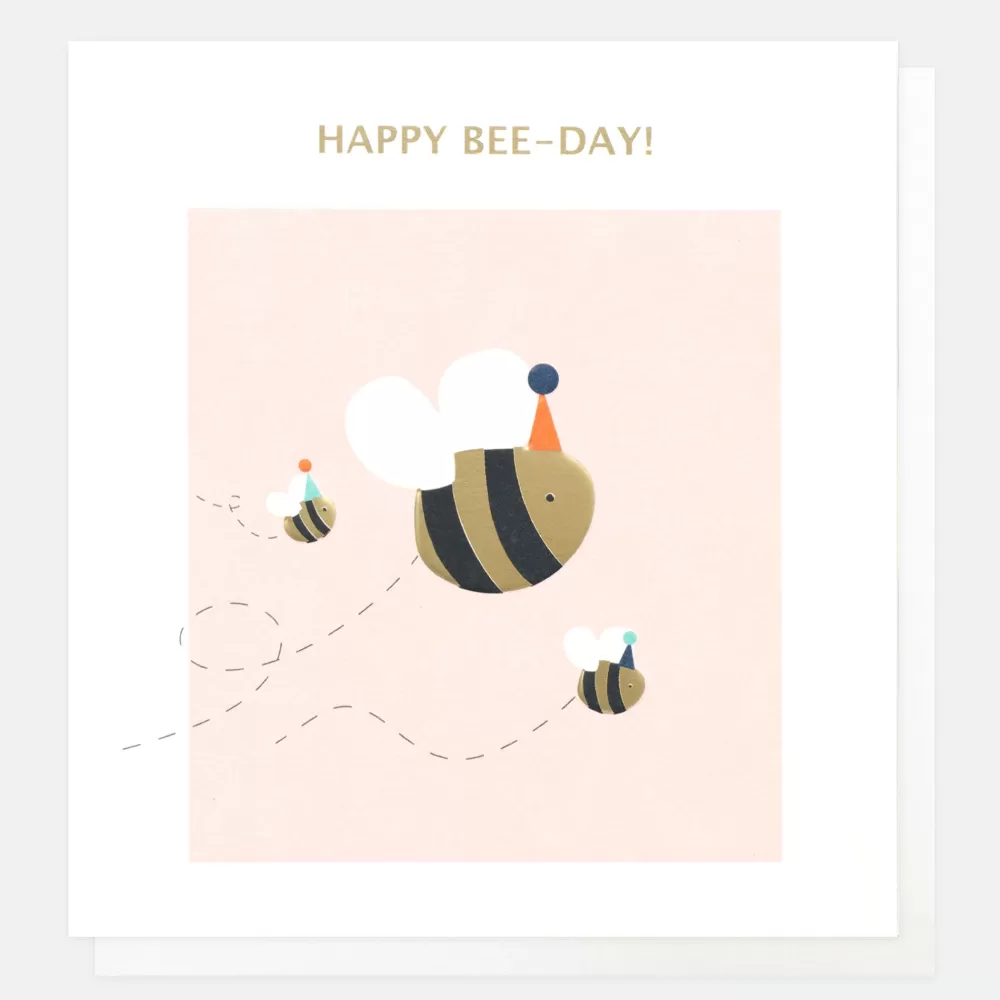 Happy Bee-Day Birthday Card>Caroline Gardner Shop