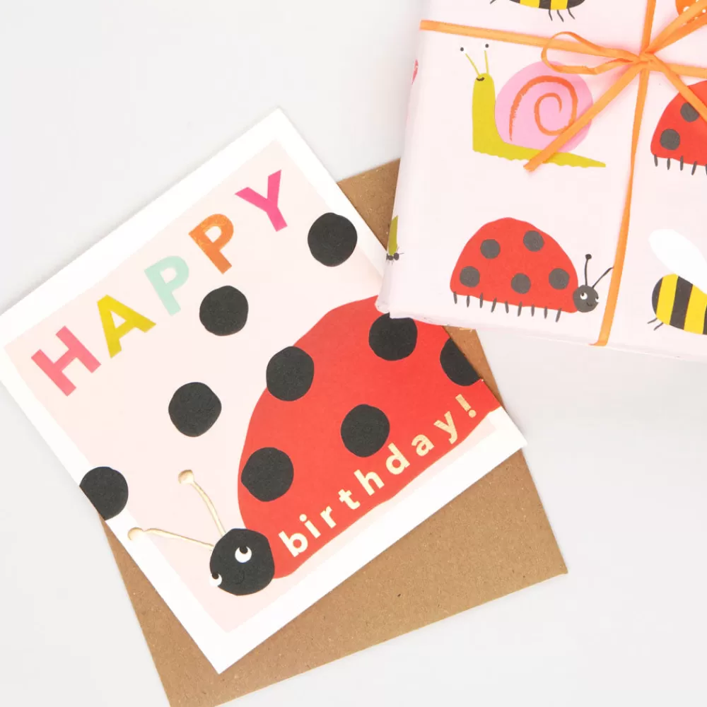 Happy Birthday Ladybird Birthday Card>Caroline Gardner Fashion