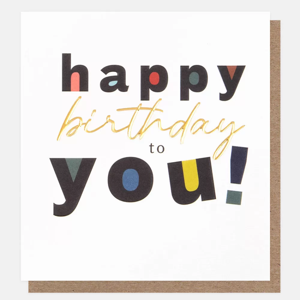 Happy Birthday To You Card>Caroline Gardner Online