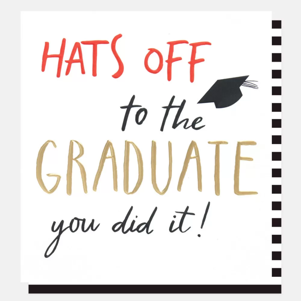 Hats Off Graduation Card>Caroline Gardner Store