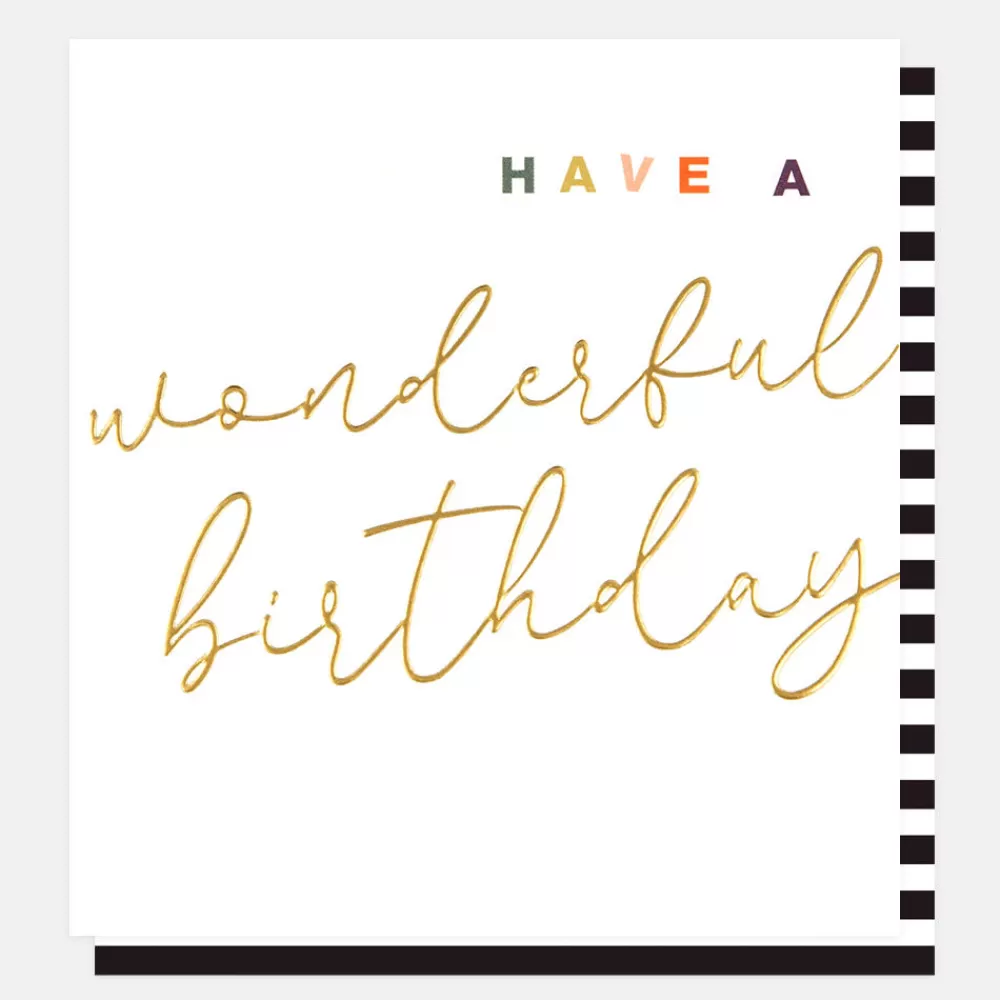 Have A Wonderful Birthday Card>Caroline Gardner Shop