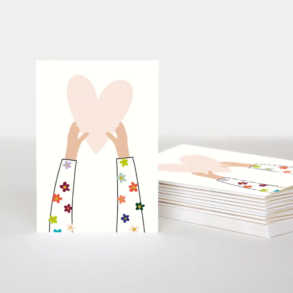 Heart & Hands Blank Notecards Pack of 10>Caroline Gardner Best Sale