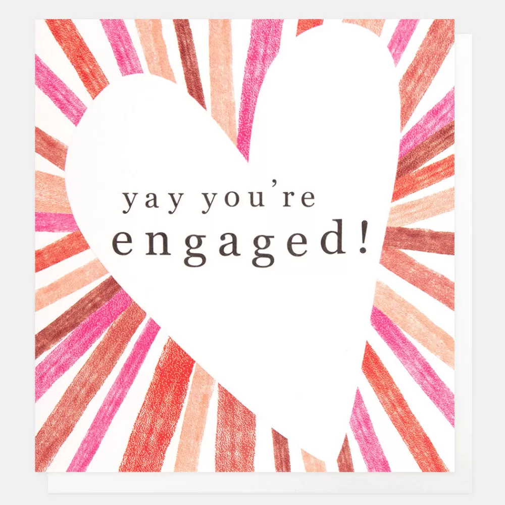 Heart Burst Engagement Card>Caroline Gardner Discount