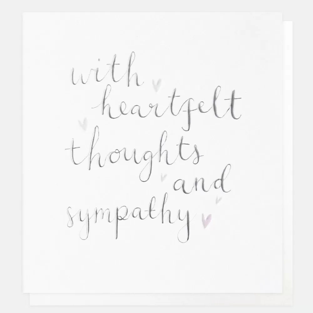 Heartfelt Thoughts Sympathy Card>Caroline Gardner Shop