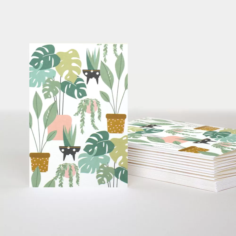 House Plants Blank Notecards Pack of 10>Caroline Gardner Outlet