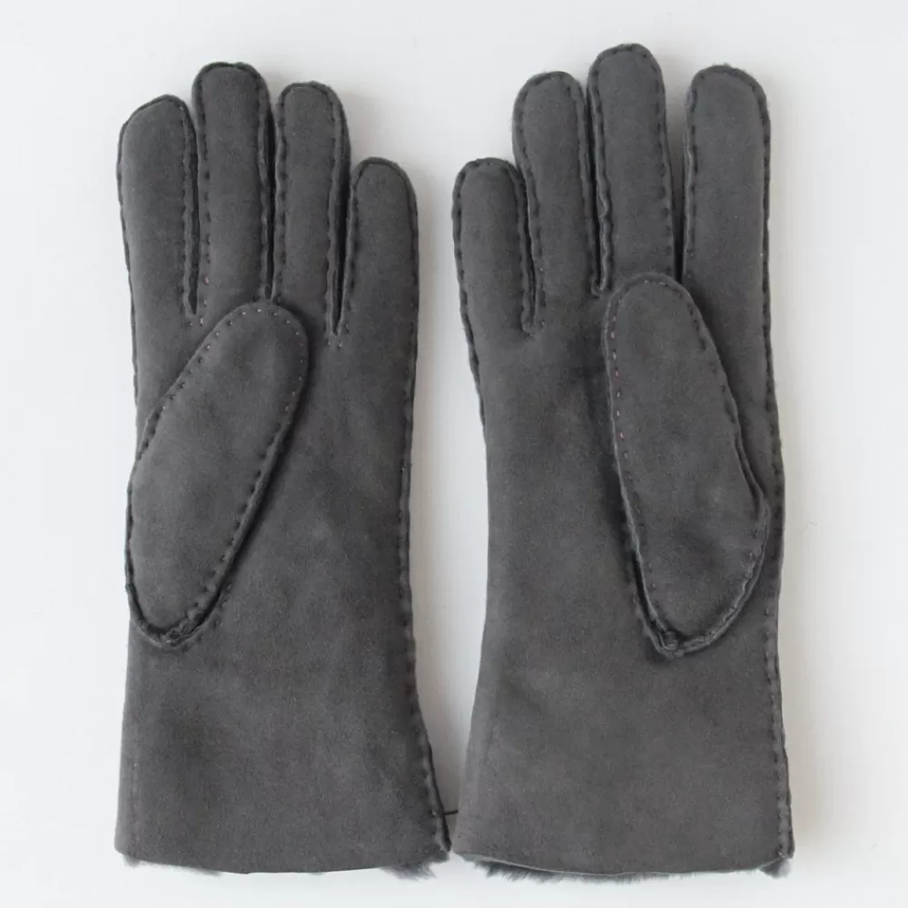 Iron Shearling Gloves>Caroline Gardner Sale