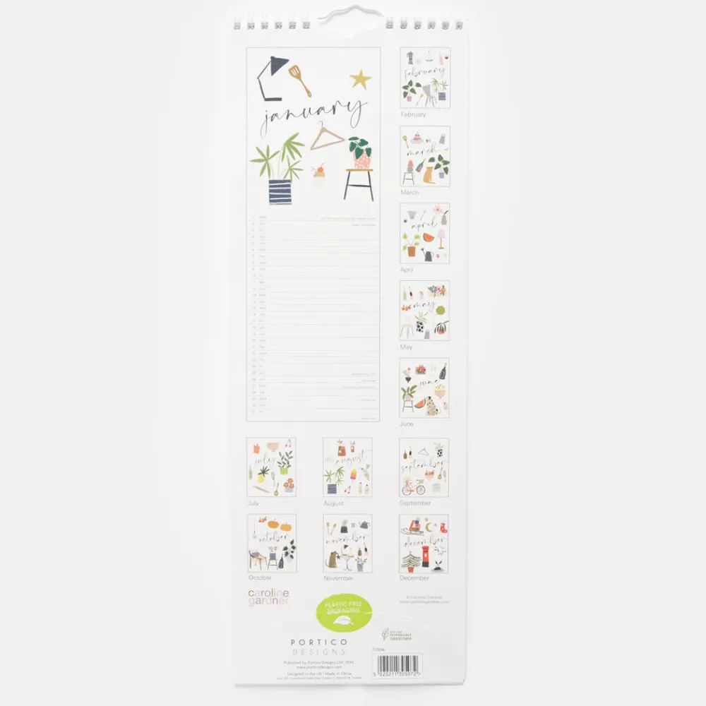 Joyful Notes 2025 Slim Calendar>Caroline Gardner Fashion