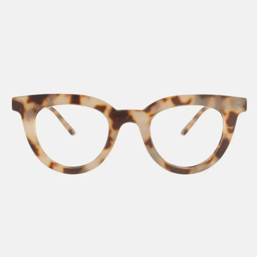 Latte Agatha Blue Light Glasses>Caroline Gardner Discount