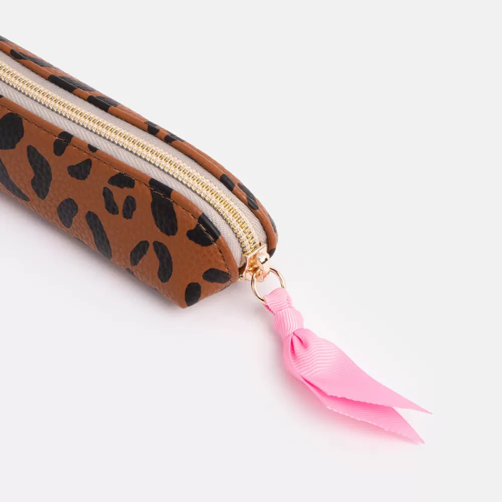 Leopard Print Pencil Case>Caroline Gardner Online