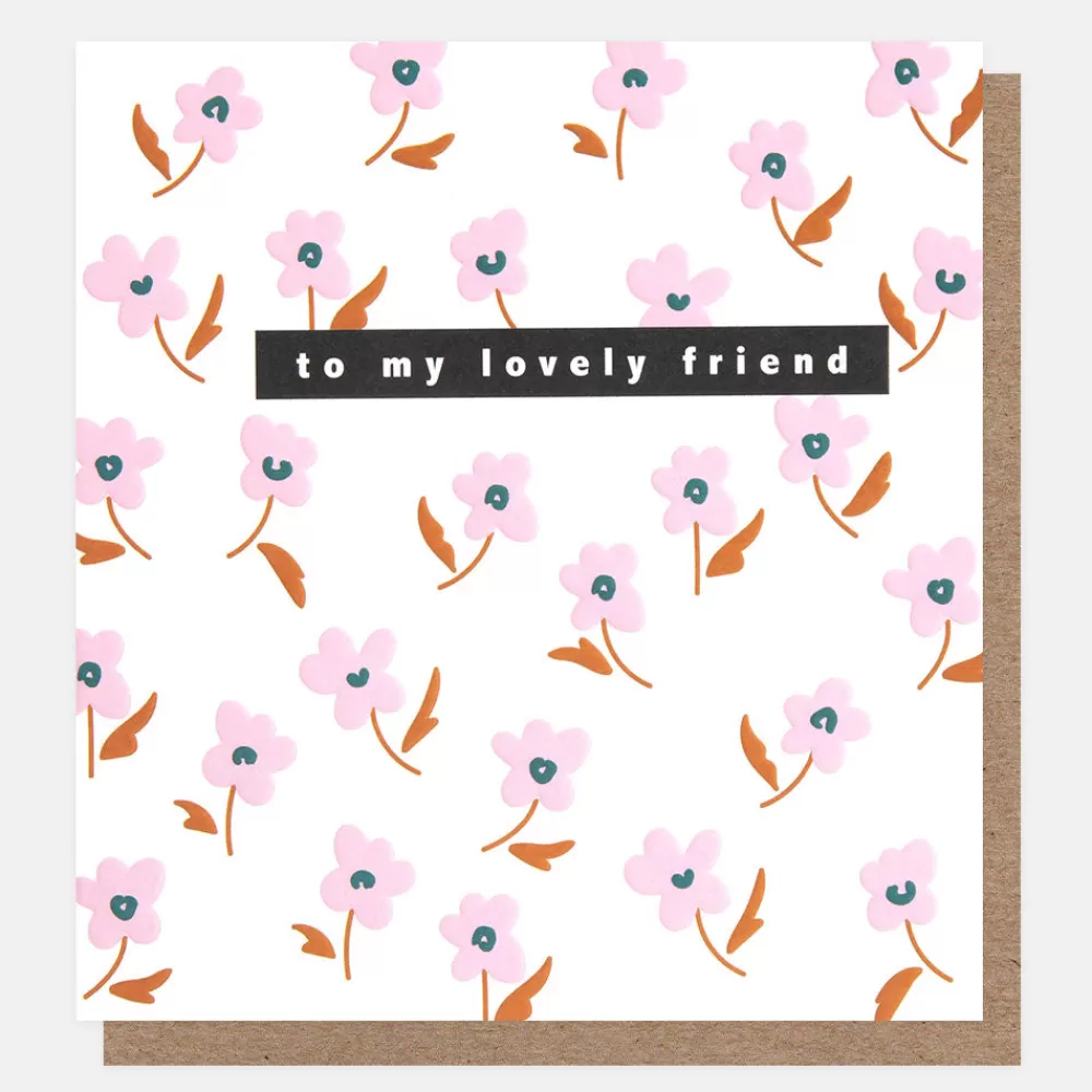 Lilac Floral To My Lovely Friend Card>Caroline Gardner Best Sale