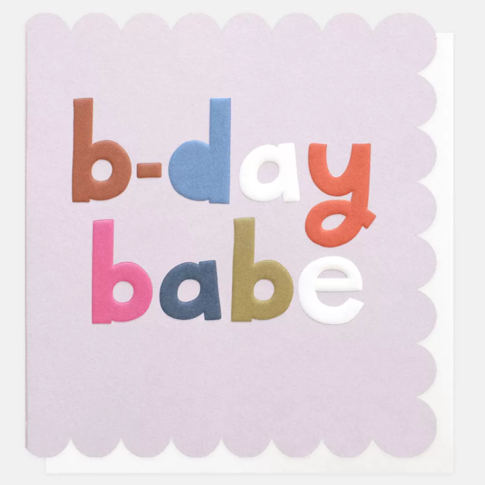 Lilac Scallop Birthday Card>Caroline Gardner Cheap