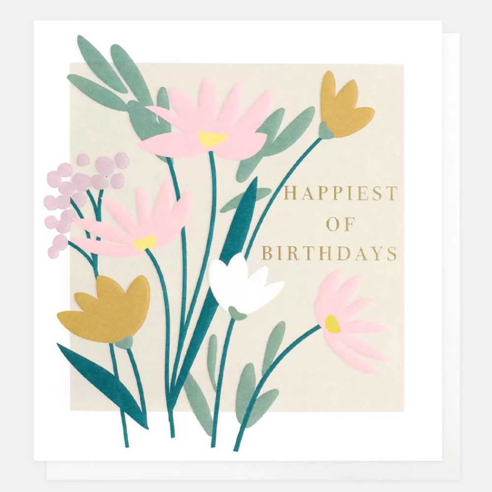 Lilies & Daisies Birthday Card>Caroline Gardner Sale