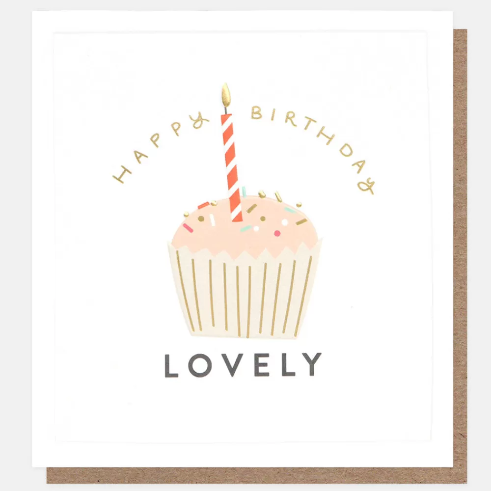 Lovely Cupcake Happy Birthday Card>Caroline Gardner Fashion