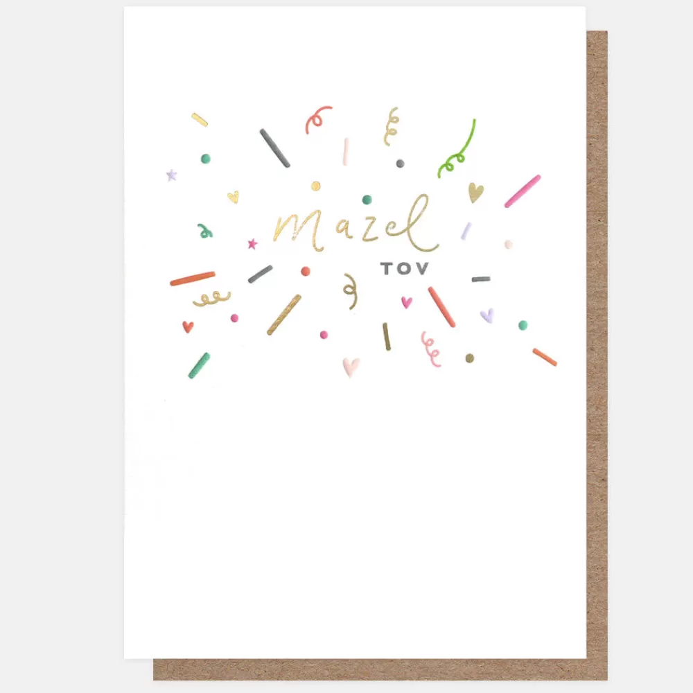 Mazel Tov Congratulations Card>Caroline Gardner Online