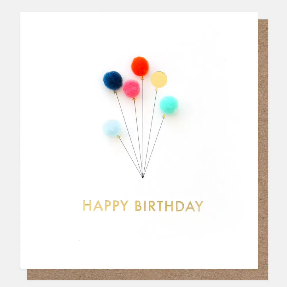 Mini Poms Balloons Birthday Card>Caroline Gardner Cheap