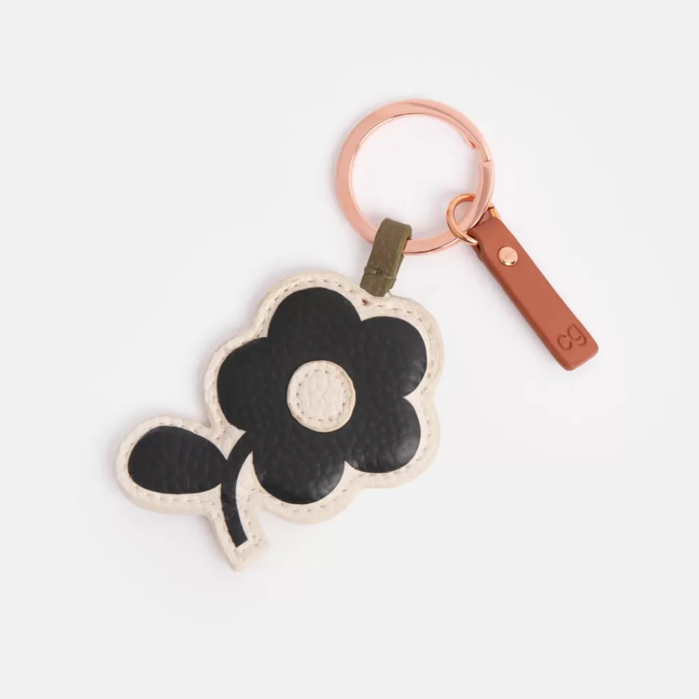 Mono Flower Keyring>Caroline Gardner Store