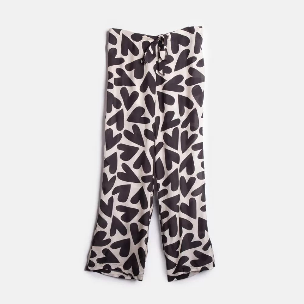 Mono Hearts Pyjama Trousers>Caroline Gardner Cheap