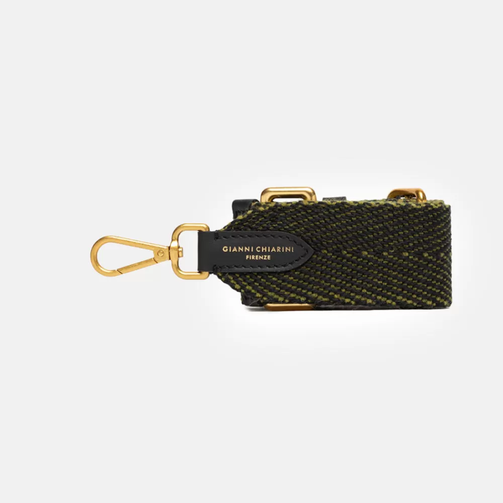 Moss Green Herringbone Bag Strap>Caroline Gardner Hot