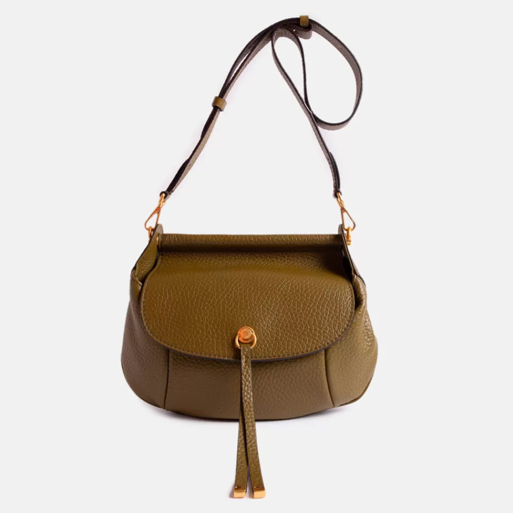 Moss Leather Pilar Shoulder Bag>Caroline Gardner Cheap