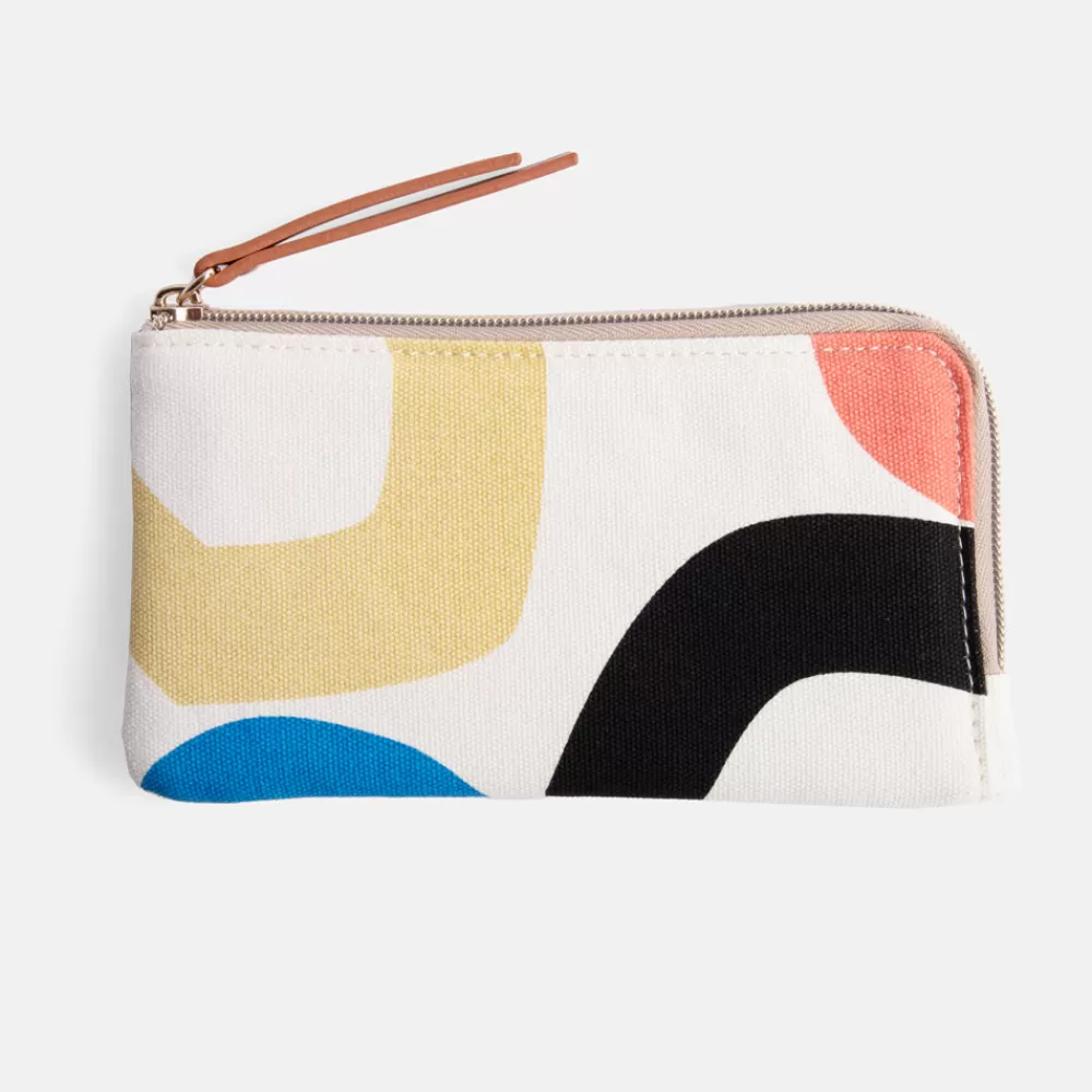 Multi Loop Padded Zip Pouch>Caroline Gardner Clearance