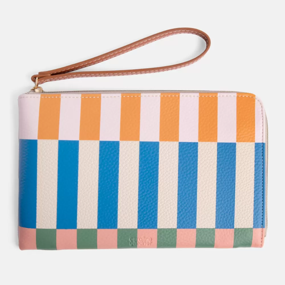 Multi Stripe Travel Pouch>Caroline Gardner Cheap