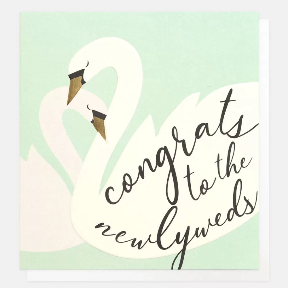 Newlywed Swans Wedding Card>Caroline Gardner Flash Sale