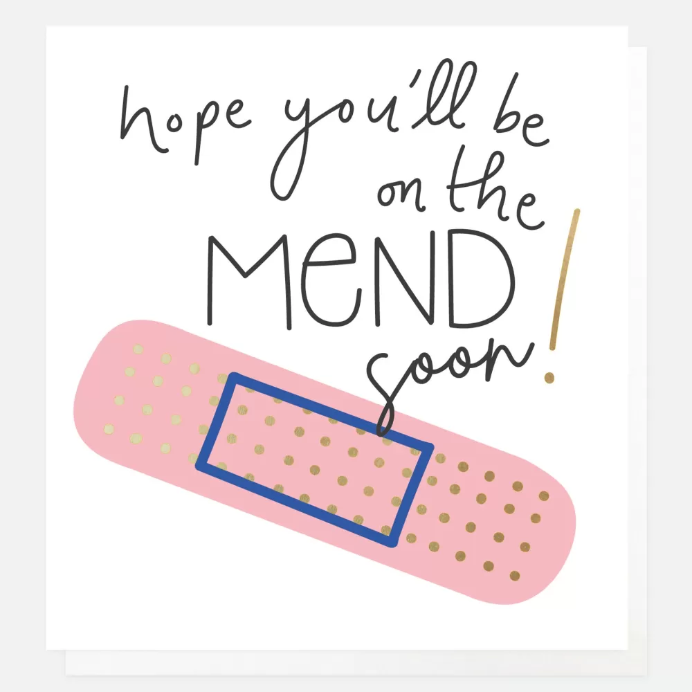 On The Mend Get Well Soon Card>Caroline Gardner Store