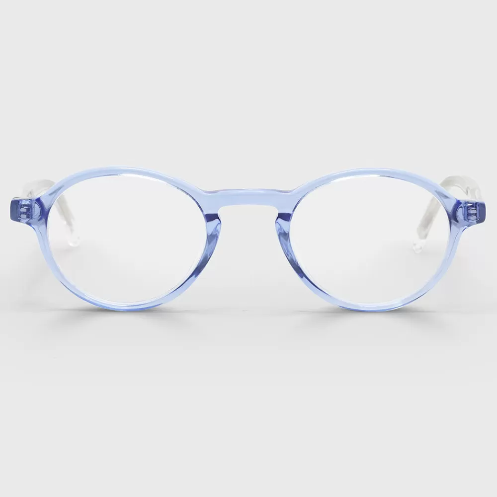 Pale Blue 'Board Stiff' Reading Glasses>Caroline Gardner Best