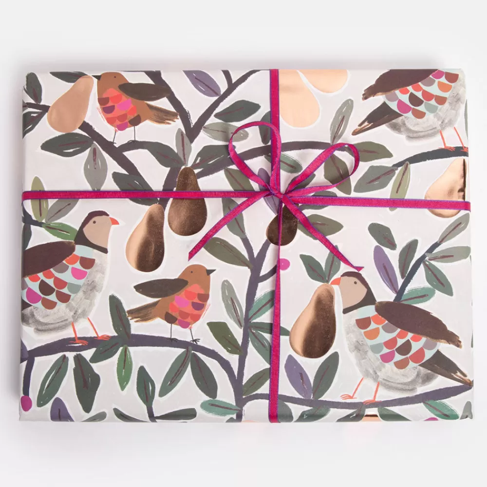 Partridges, Robins & Pears Christmas Wrapping Paper>Caroline Gardner Discount