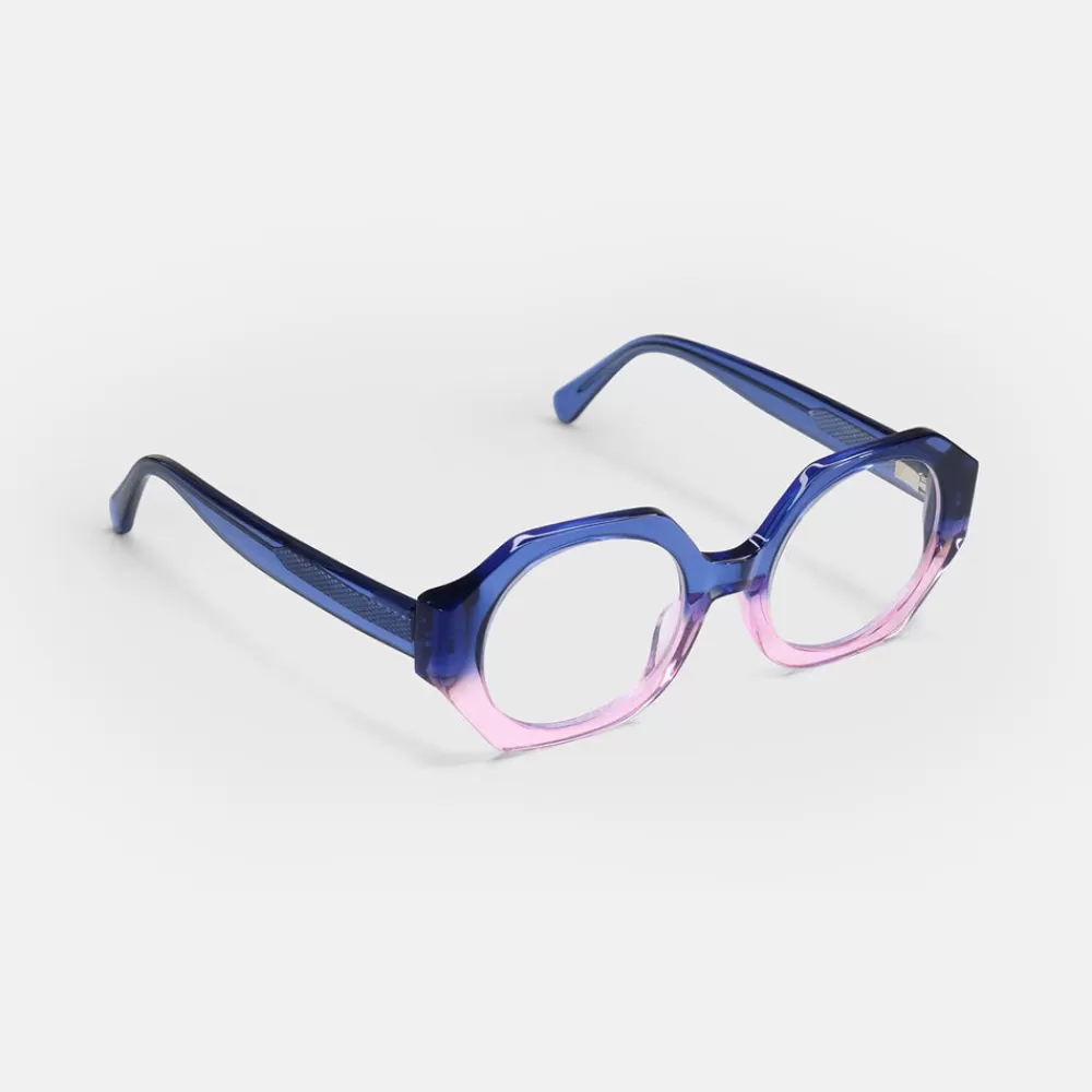 Pink & Violet 'Space Opera' Reading Glasses>Caroline Gardner Store