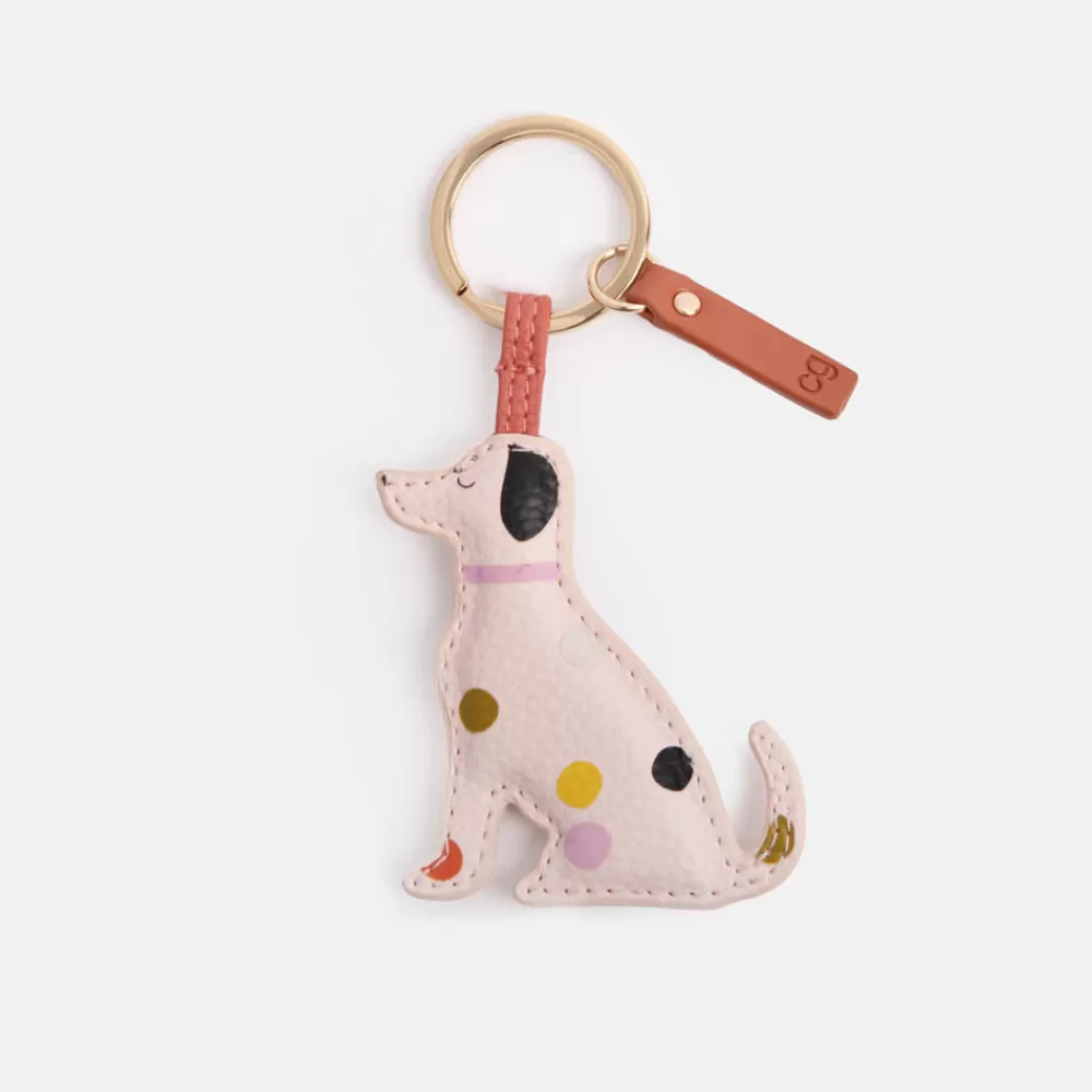 Pink Dotty Labrador Dog Keyring>Caroline Gardner Cheap