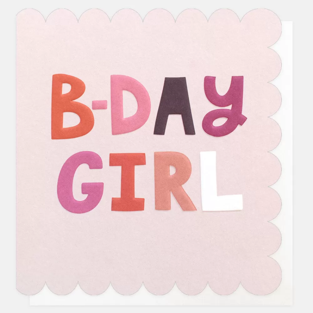 Pink Scallop Birthday Card>Caroline Gardner New