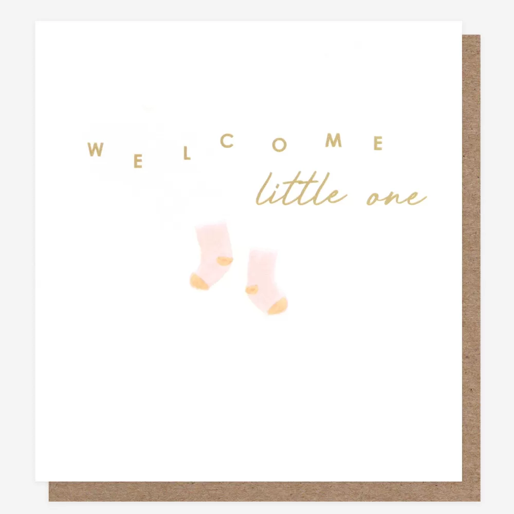 Pink Socks New Baby Girl Card>Caroline Gardner Cheap