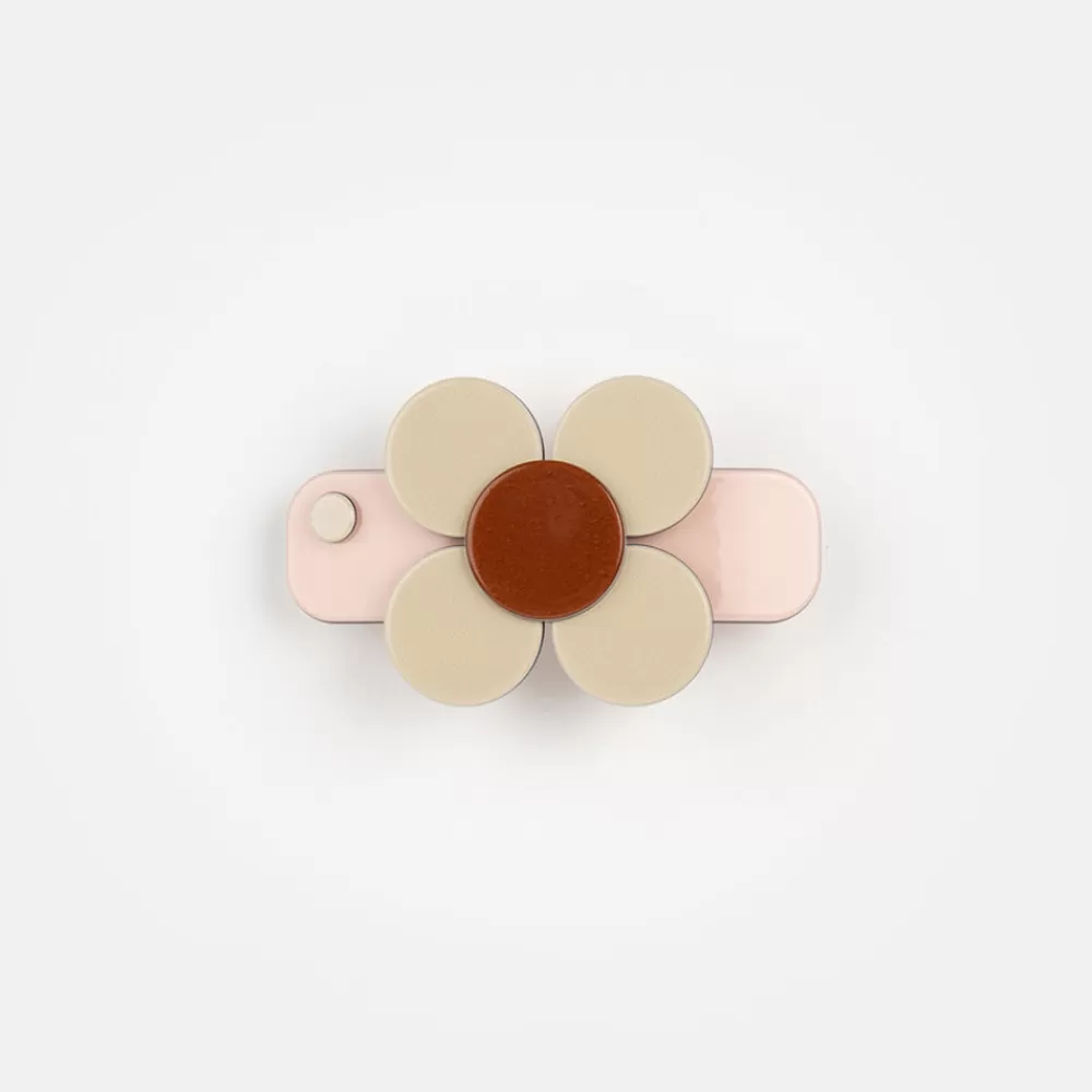 Pink/Cream Florence Hair Clip>Caroline Gardner Online