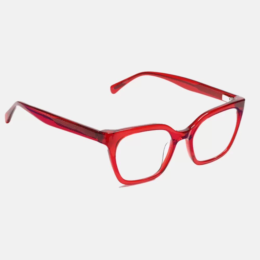 Red 'Overlook' Reading Glasses>Caroline Gardner Shop