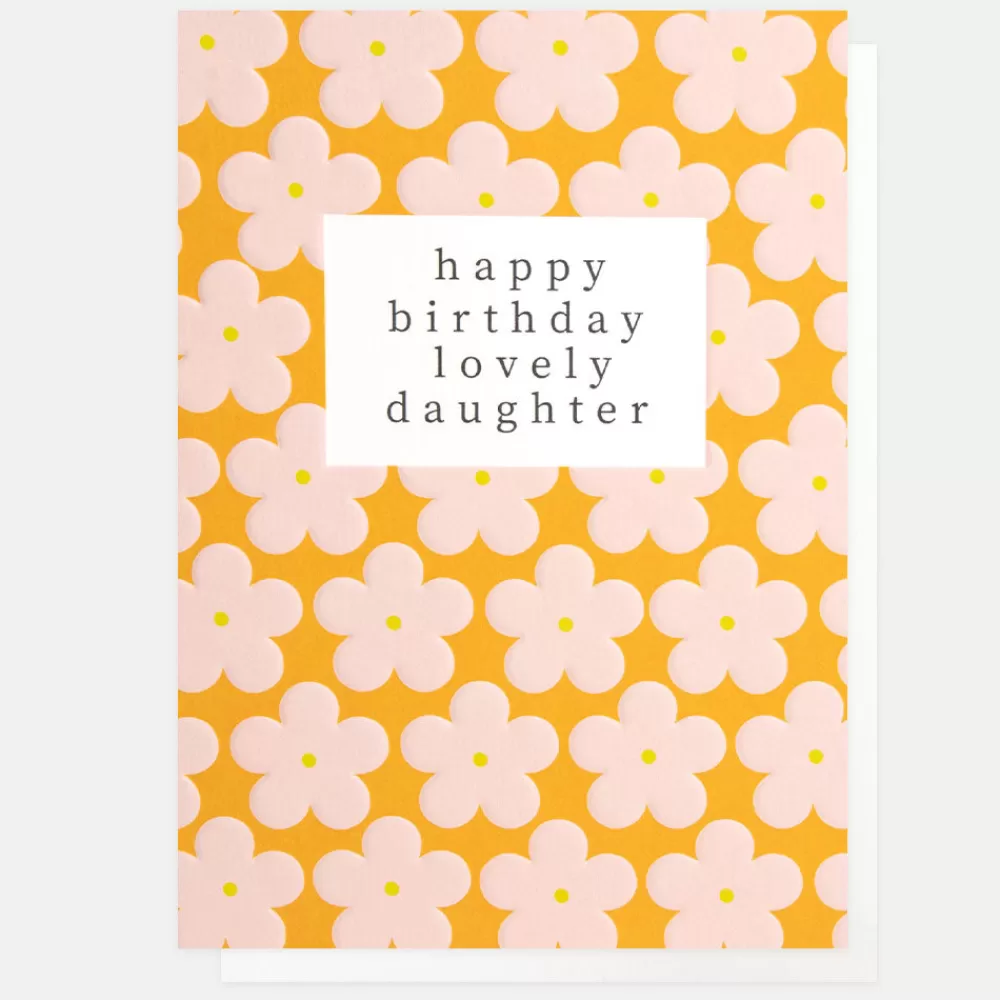 Retro Flowers Birthday Card For Daughter>Caroline Gardner Cheap