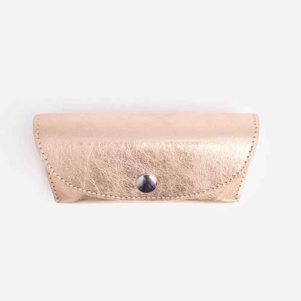 Rose Gold Flap Glasses Case>Caroline Gardner Outlet