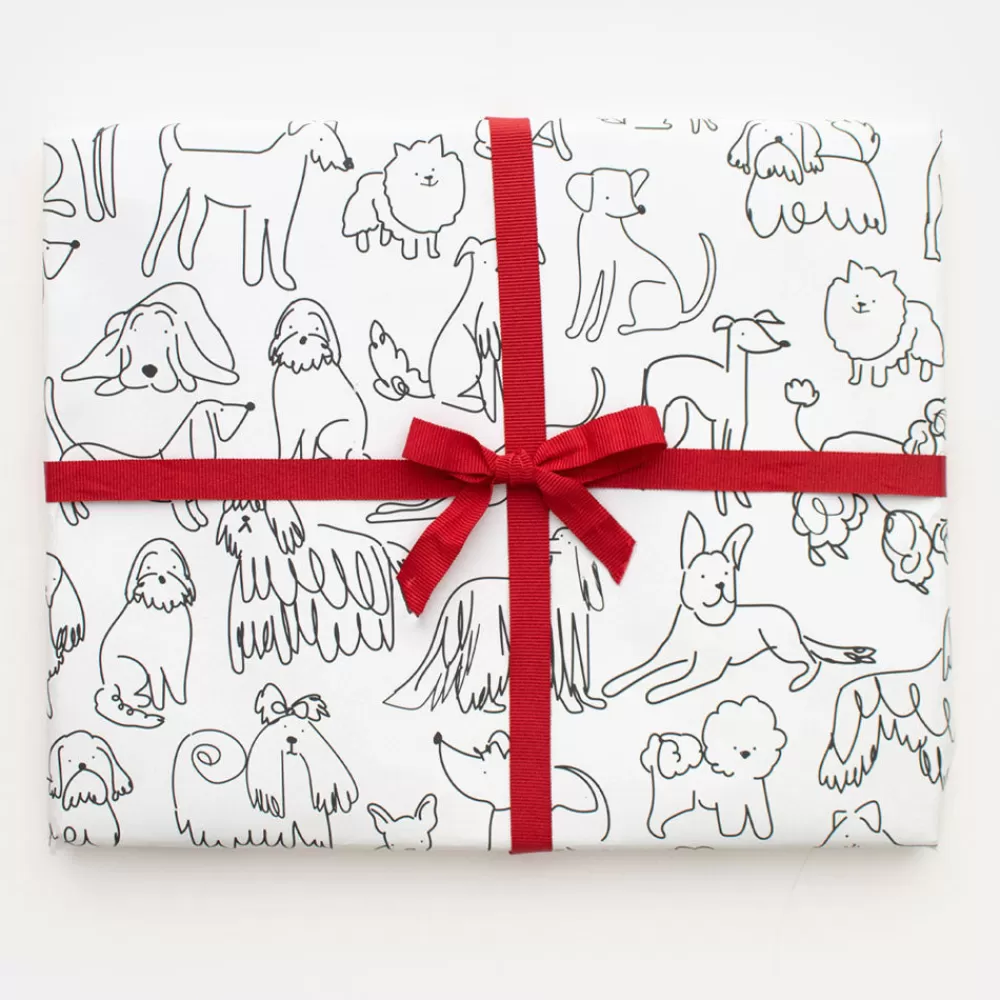 Scribbly Dogs Wrapping Paper>Caroline Gardner Flash Sale