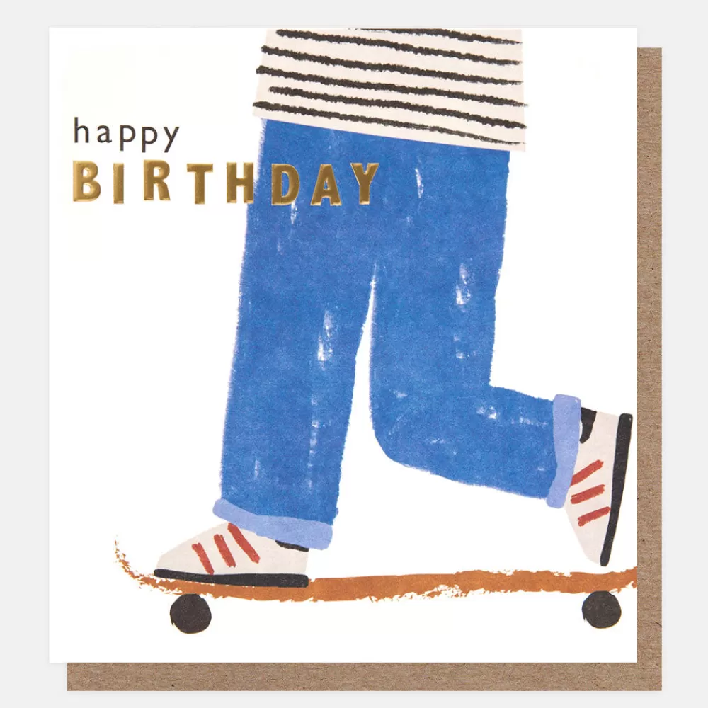 Skateboarder Happy Birthday Card>Caroline Gardner Cheap