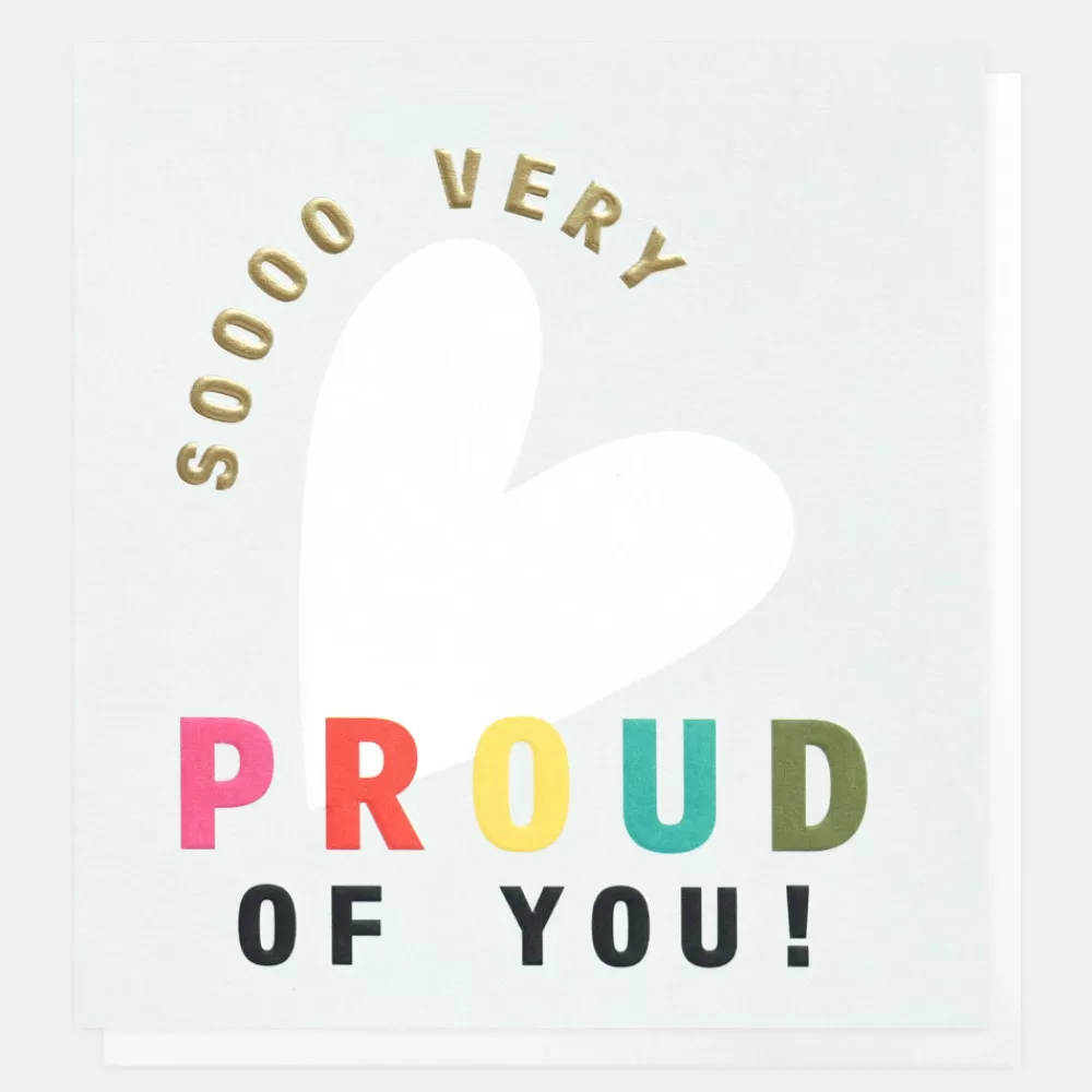 So Very Proud Of You Heart Card>Caroline Gardner Flash Sale