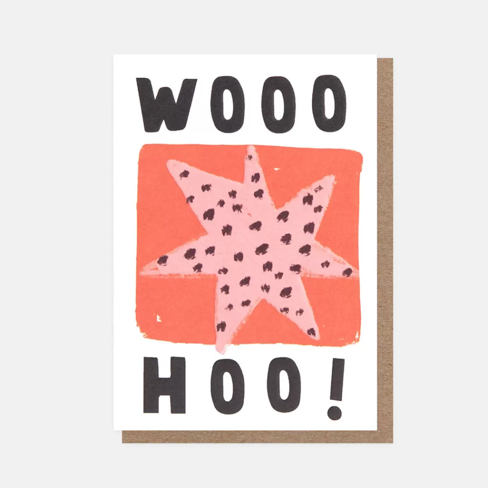 Spotty Star Wooohoo! Card>Caroline Gardner New