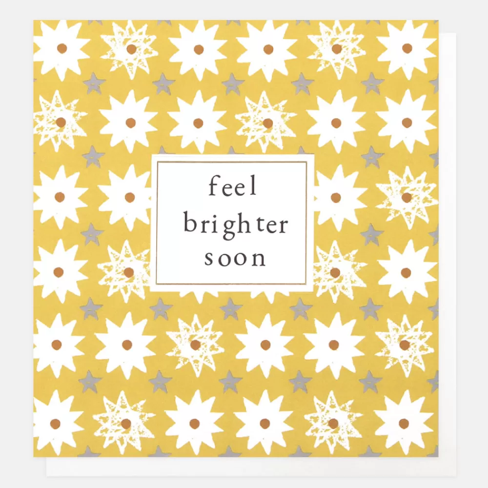 Star Stamped Get Well Soon Card>Caroline Gardner Online