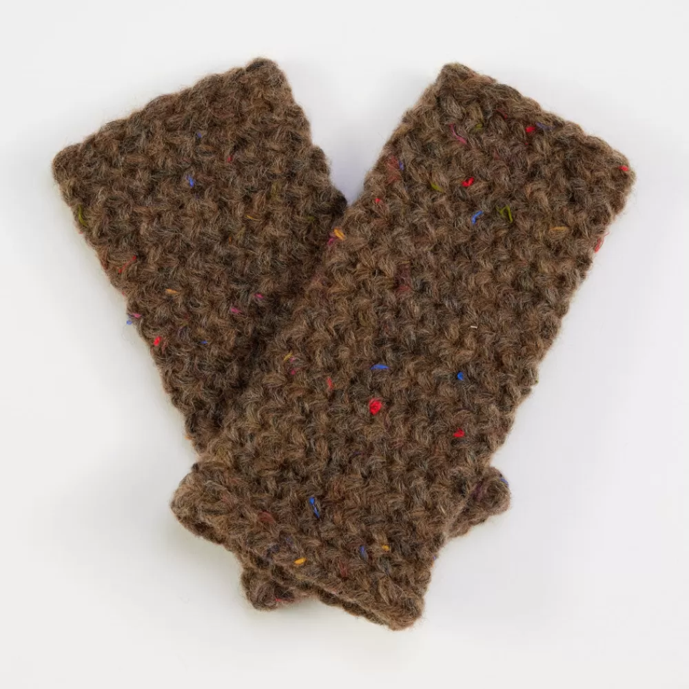 Stone Knitted Wrist Warmers>Caroline Gardner Sale