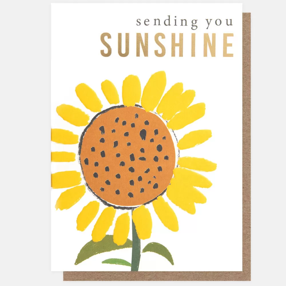 Sunflower Sending You Sunshine Card>Caroline Gardner Outlet